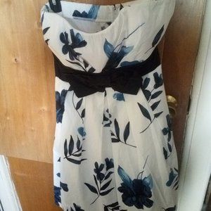 Speechless Dress, Strapless Dress, Flower Dress